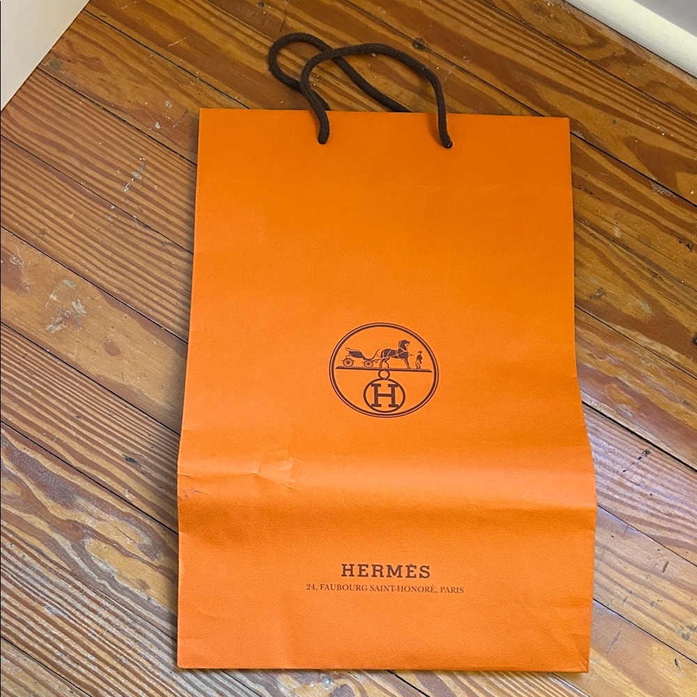 Orange Shopping Bag